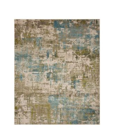 Karastan Elements Olivine Area Rug In Aqua