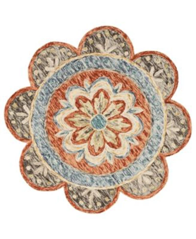 Lr Home Radiance Rdc54091 Area Rug In Rust