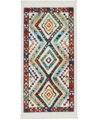 Nourison Navajo Nav02 White Rug