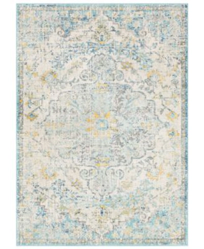 Surya Harput Hap 1065 Beige 2 X 3 Area Rug In Blue