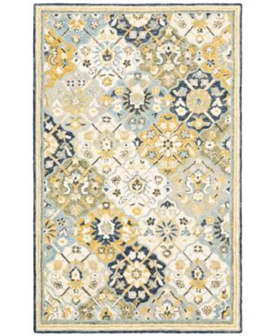Jhb Design Garden Gar06 Blue Rug In Ivory