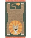 Momeni Atticus Atc-1 Green 5' X 7' Area Rug In Green