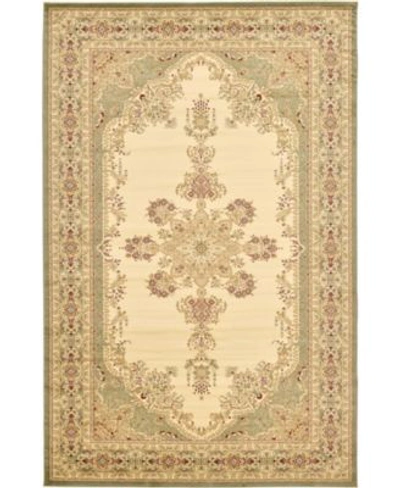Bayshore Home Belvoir Blv1 Area Rug Collection In Ivory/green
