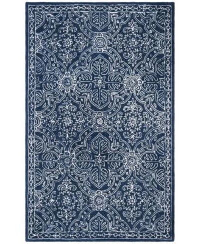 Lauren Ralph Lauren Etienne Lrl6603n Navy Ivory Area Rug Collection