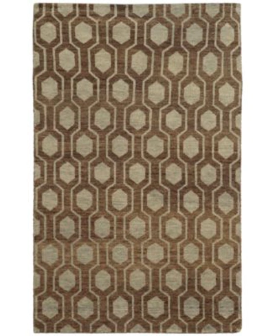 Tommy Bahama Home Maddox 56504 Brown Blue Area Rug