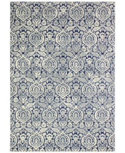 Bb Rugs Medley 5440a Dark Blue Area Rug