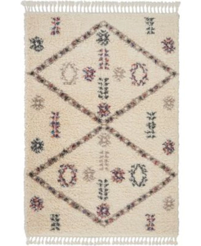 NOURISON DENMARK SHAG DNK01 IVORY RUG