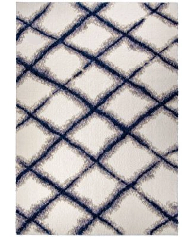 Palmetto Living Cotton Tail Line Trellis Rugs In White