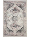 D Style Basilic Bas9 Area Rug In Brown
