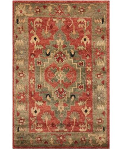 Nourison Tahoe Ta01 Rust Rug