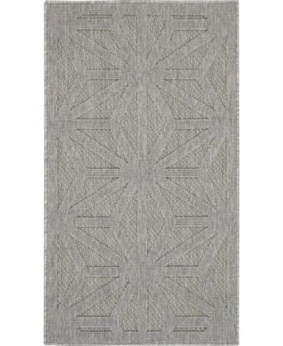 Nourison Cozumel Czm01 Silver Rug