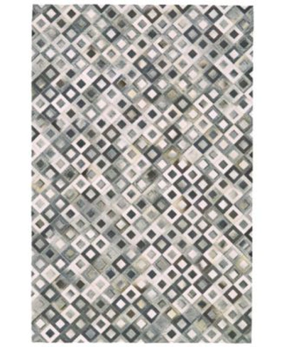 Simply Woven Laney 9173r Silver Area Rug In Fog
