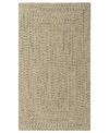 CAPEL SEA GLASS RECTANGULAR BRAID INDOOR OUTDOOR AREA RUG