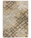 D Style Nola Or15 Area Rug In Silver-tone