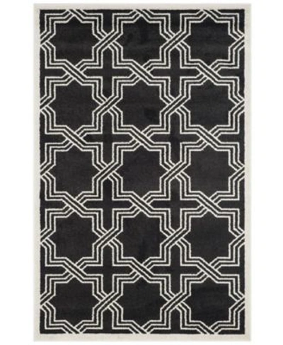 Safavieh Amherst 413 Anthracite Ivory Area Rug Collection In Black