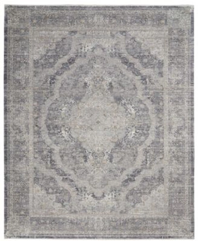 Nourison Starry Nights Stn05 Area Rug In Charcoal