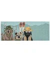 Liora Manne Front Porch Indoor/outdoor Fishing Patrol Dk Mult 2' X 3' Area Rug
