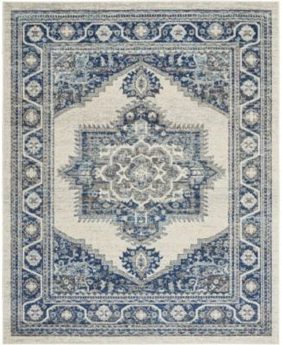 Long Street Looms Antique Ant01 Rug In Ivory Blue