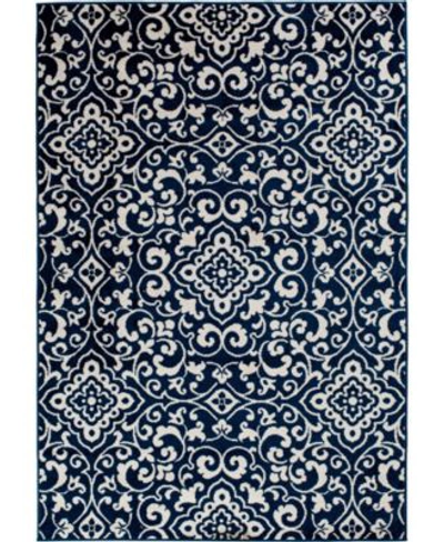 Portland Textiles Portland Textile Tropicana Mcbee Area Rug In Blue