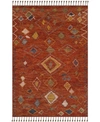 Ralph Lauren Nahla Lrl7545a Currant Area Rug Collection In Cranberry