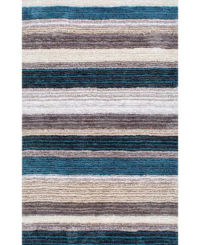 Nuloom Zoomy Hand Tufted Classie Area Rug Collection In Navy