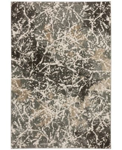 D Style Destiny Km28 Area Rug In Gray