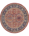Nourison Ankara Global Anr02 Red Rug In Red