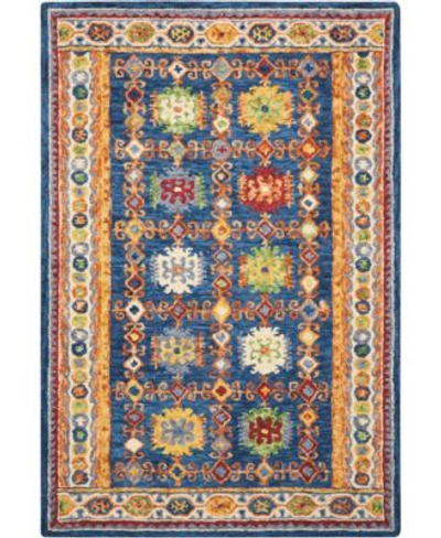 Nourison Vivid Viv09 Navy Rug