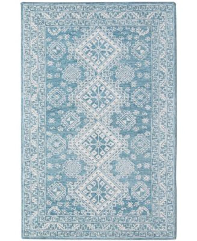 Amer Rugs Boston Bos 64 Teal Rug