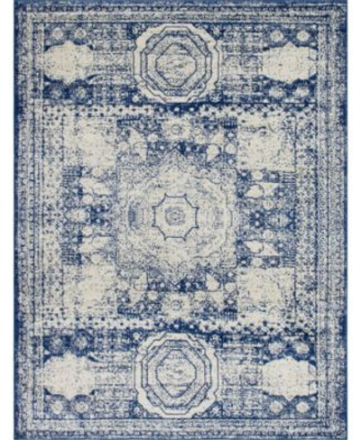 Bayshore Home Mobley Mob2 Area Rug Collection In Pink
