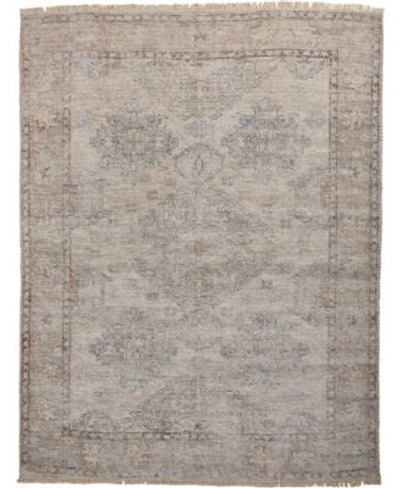 Simply Woven Mckenzie R8801 Brown Area Rug In Stone