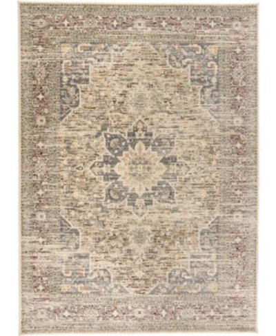 Simply Woven Alina R3578 Beige Rug
