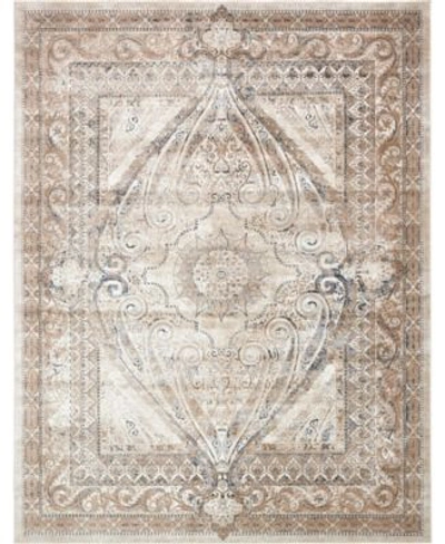 Bayshore Home Odette Ode8 Area Rug Collection In Beige