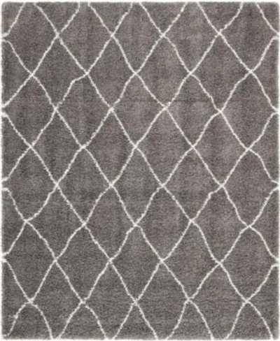 Bayshore Home Fazil Shag Faz3 Area Rug Collection In Taupe