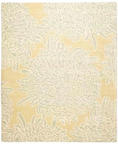 Martha Stewart Collection Chrysanthemum Msr4542d Gold Rug