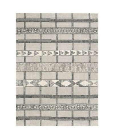 Nuloom Fantasy Contemporary Ismay Gray Area Rug