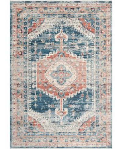 Nuloom Delicate Derya Persian Vintage Inspired Blue Area Rug