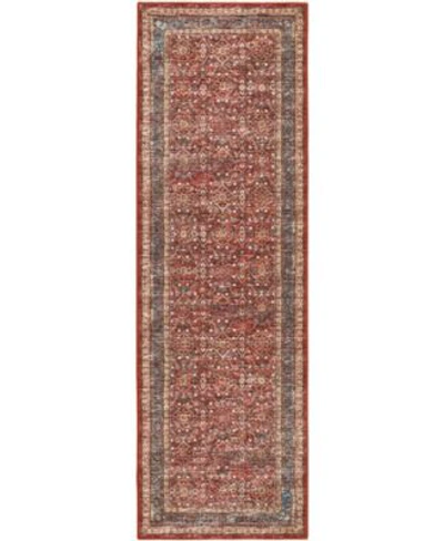 D Style Basilic Bas7 Area Rug In Charcoal