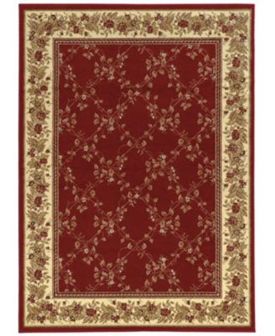 Km Home Pesaro 1590 Area Rug In Red
