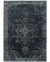 Jhb Design Andorra Charlemagne Blue Area Rugs In Blue