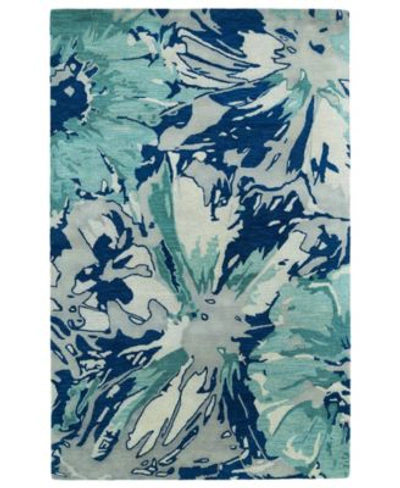 Kaleen Brushstrokes Brs06 17 Blue Area Rug Collection
