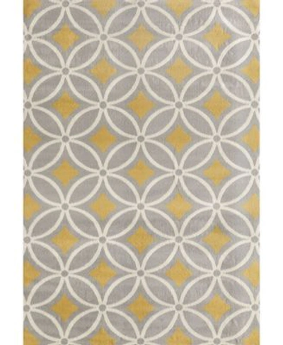 Main Street Rugs Home Haven Hav9104 Gray Yellow Area Rug Collection
