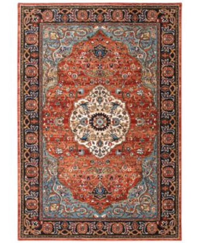 Karastan Spice Market Petra Area Rug Collection In Charcoal