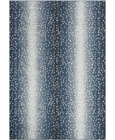 Abbie & Allie Rugs Vibrant Vib2344 Area Rug In Navy