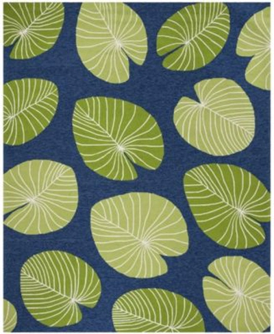 Martha Stewart Collection Lily Pad Msr2212a Azure Area Rug