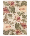 Kas Sparta Palm Leaves 3148 Beige Area Rug In Beige