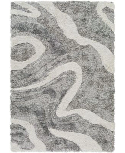 Surya Alta Shag Asg2303 Area Rug In Charcoal