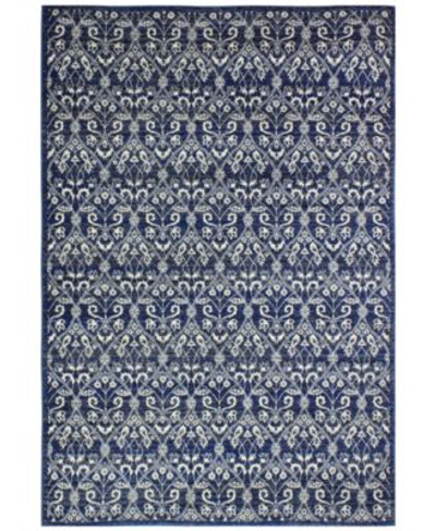 Bb Rugs Medley 5439a Dark Blue Area Rug