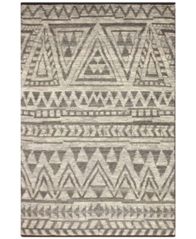 Bb Rugs Natural Wool Nat 21 Gray Area Rug In Grey