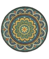 Lr Home Radiance Rdc54026 Area Rug In Blue